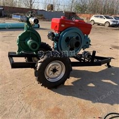 柴油机自吸泵车载大流量高扬程水泵灌溉田地单极清水泵
