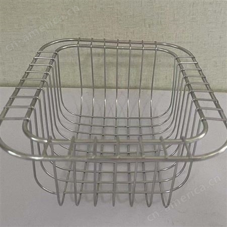 不锈钢网筐 工业不锈钢清洗篮 可带提手不锈钢网篮 可来图定制