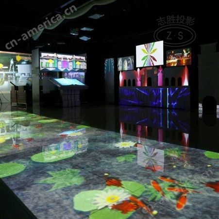 志胜互动 地面互动游戏 文化旅游场所 感应互动系统设计