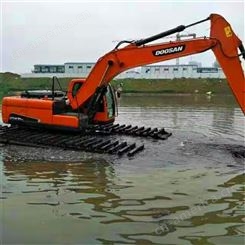 梅州水上挖掘机出租 租赁水上两用挖掘机分公司