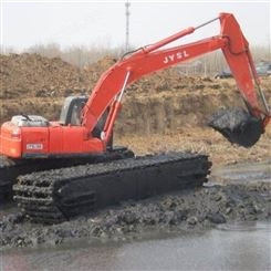 湖北水路两栖挖掘机 水上挖掘机出租 挖掘机出租价格是多少