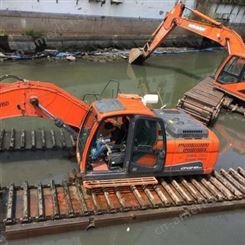 河北湿地挖掘机租赁价格湿地挖掘机