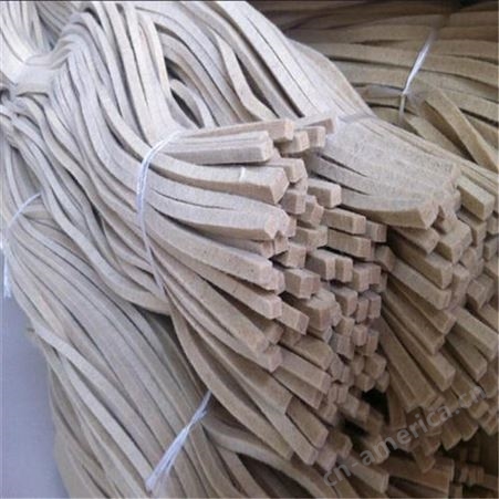 汇朋毛毡厂家防尘密封羊毛毡条 各种异型制品件 可定制