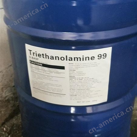 供应德国巴斯夫三乙醇胺 TEA 230kg/桶 济南三乙醇胺
