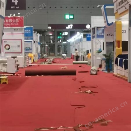 广州琶洲会展中心阻燃展览地毯包送货上门