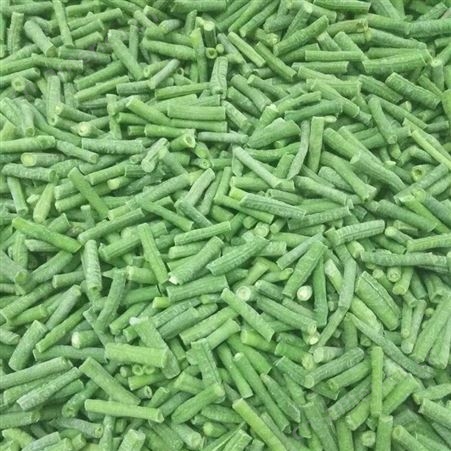 绿拓新鲜绿色长豆角 速冻豇豆段干净卫生加热即食