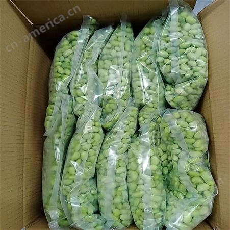 绿拓食品生鲜大粒毛豆 出口级速冻毛豆荚供应