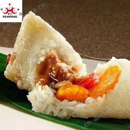 三笑速冻食品  品牌粽子  五香咸肉粽