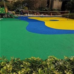 重庆塑胶跑道包工包料施工铺设篮球场地坪漆幼儿园塑胶地面铺设