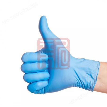 英科 NGHC10016一次性丁腈防护手套蓝色耐用型（4.5g）-L