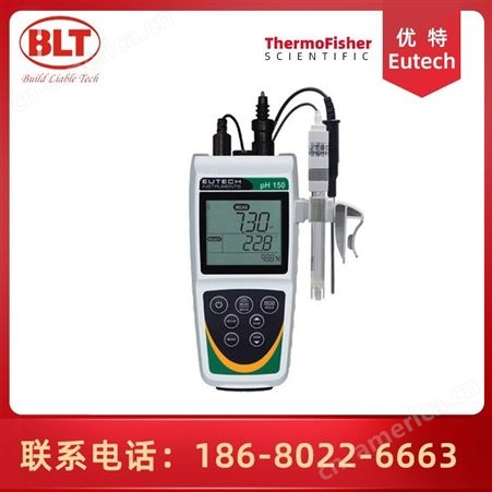 Eutech优特 pH 150便携式 氧化还原单位ORP 温度测量仪
