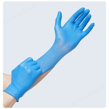 英科 NGHC10016一次性丁腈防护手套蓝色耐用型（4.5g）-L