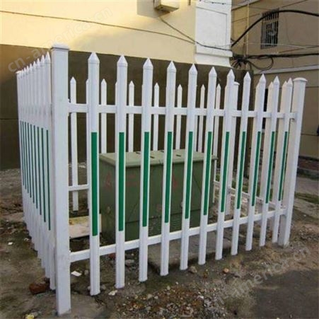 PVC社区护栏，塑钢变压器围栏，小区学校幼儿园围墙护栏