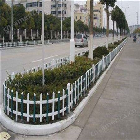 塑钢绿化围栏pvc护栏别墅花园 塑钢草坪栏杆 市政绿化护栏