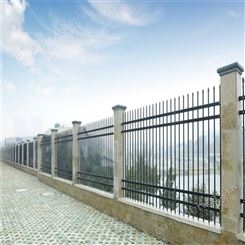 锌钢护栏围墙方管护栏制作厂家彩色锌钢栏杆生产安装服务