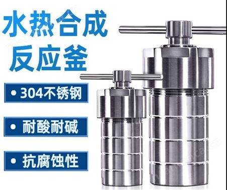 水热合成反应釜器高压消解罐 不锈钢消解罐 四氟F4PPL10-500ml