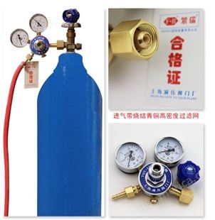 上海减压器厂 YQY-12氧气减压器 YQY12双压力表氧气减压阀 25X2.5mpa 氧气压力表 质保5年