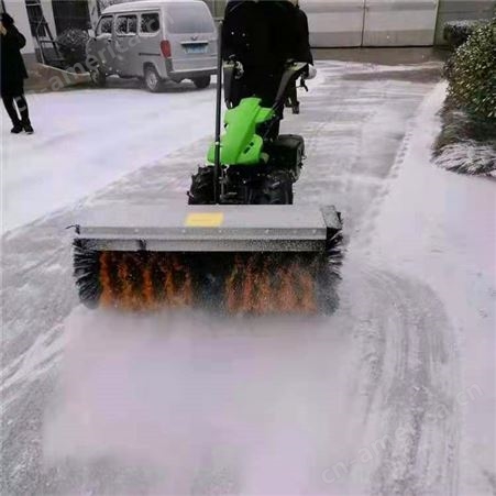 手推扫雪机 滚刷式全齿抛雪机 小型街道除雪机