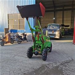 农用电动小铲车 建筑工地柴油装载机 清粪用抓木机