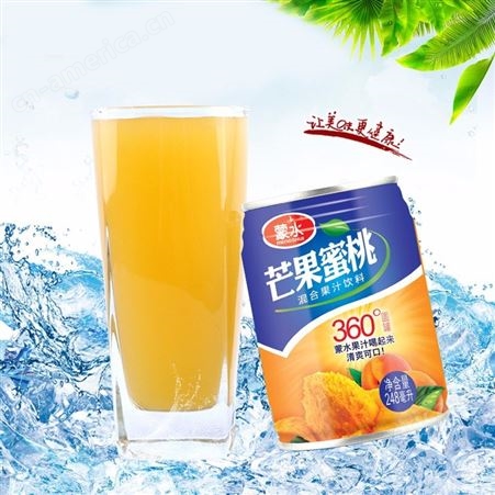 蒙水天芒果汁饮料 180g休闲网红糖水罐头批发