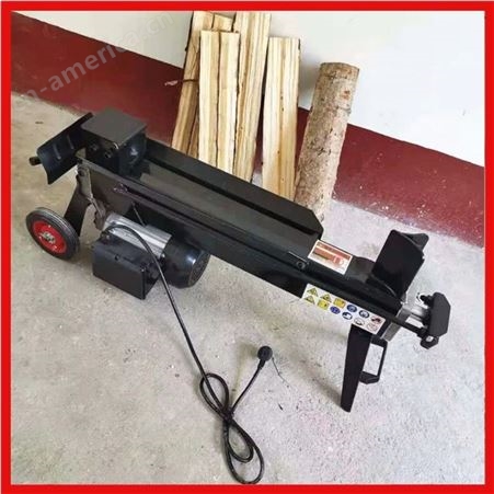 圆木式劈木器 8吨劈木机 电动小型劈材机 劈柴机