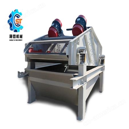 上海晟图厂家供应工业筛沙机 自动筛沙过滤机 震动脱水筛 可定制