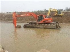 水陆两用挖机出租 本溪水上挖机出租厂商