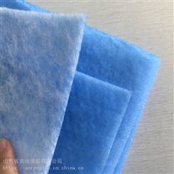 蓝白过滤棉 单面蓝色过滤棉 初效过滤棉 滤芯用蓝色过滤布