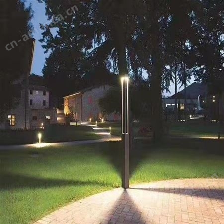 华威特 LED庭院灯精选 户外现代简约庭院路灯 园林小区立柱景观灯