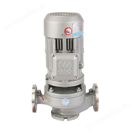 广东羊城GDF管道离心泵 耐高温耐酸碱单级循环泵 不锈钢立式增压泵