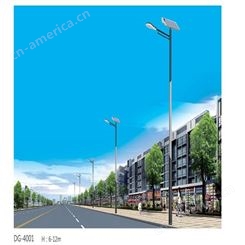 劲辉新农村景区广场景观照明灯 5米带中国结太阳能路灯