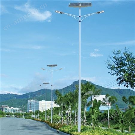 劲辉户外6米30w金豆挑臂太阳能灯具 新农村锂电池LED太阳能路灯