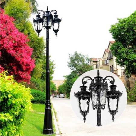 劲辉小区景区公园特色庭院灯 欧式压铸铝庭院路灯