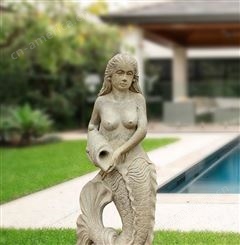 景观雕塑，人物雕像，美人鱼雕塑  美女雕塑，人物石雕