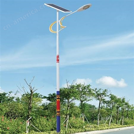 劲辉5米分体led30W太阳能路灯 小区旧灯改造带杆太阳能灯