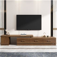 新中式实木茶几电视柜组合 电视机柜 现代简约小户型客厅置物架 可定做