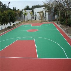 重庆PU篮球场施工硅PU球场铺设篮球场地胶翻新操场地坪工程